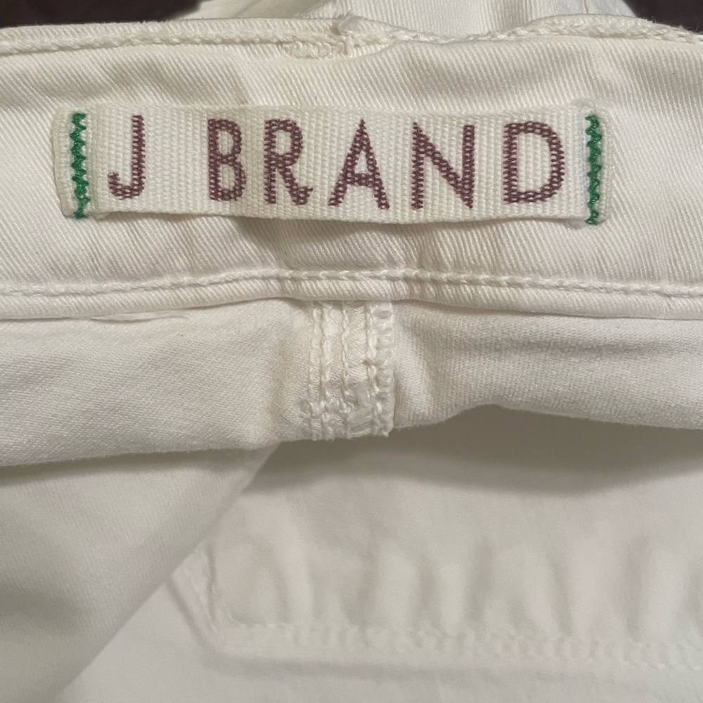 J Brand white skinny jeans